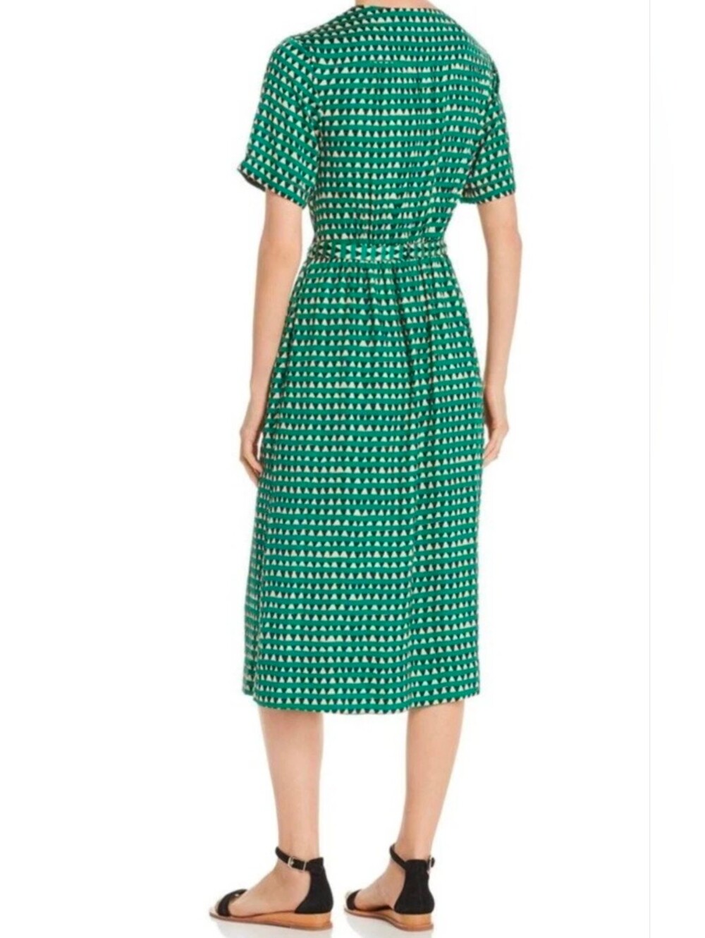 SCOTCH & SODA MAISON SCOTCH MIDI SATIN WRAP OVER PRINTED DRESS Size L - Picture 2 of 13